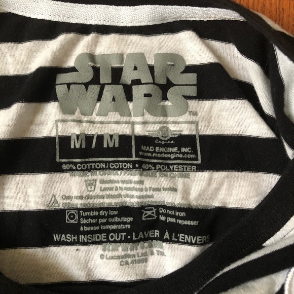Star Wars Death Vader Tee Stripes - Picture 4 of 4